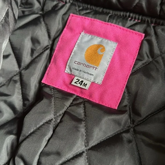 Carhartt Kids Pink One Piece Snowsuit - Picture 2 of 9